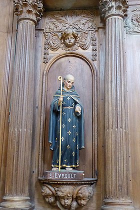 Saint Évroult abbatiale de Thiron Gardais Eure et Loir France