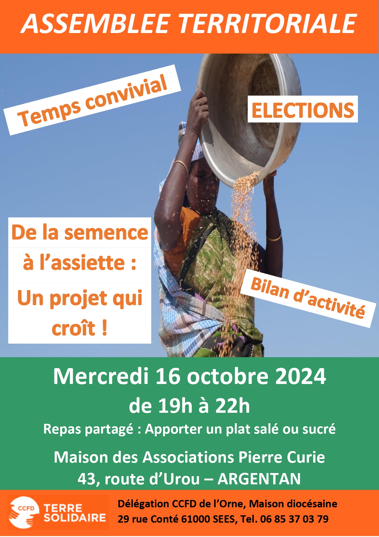 Invitation Assemblée Territoriale CCFD 16 10 2024