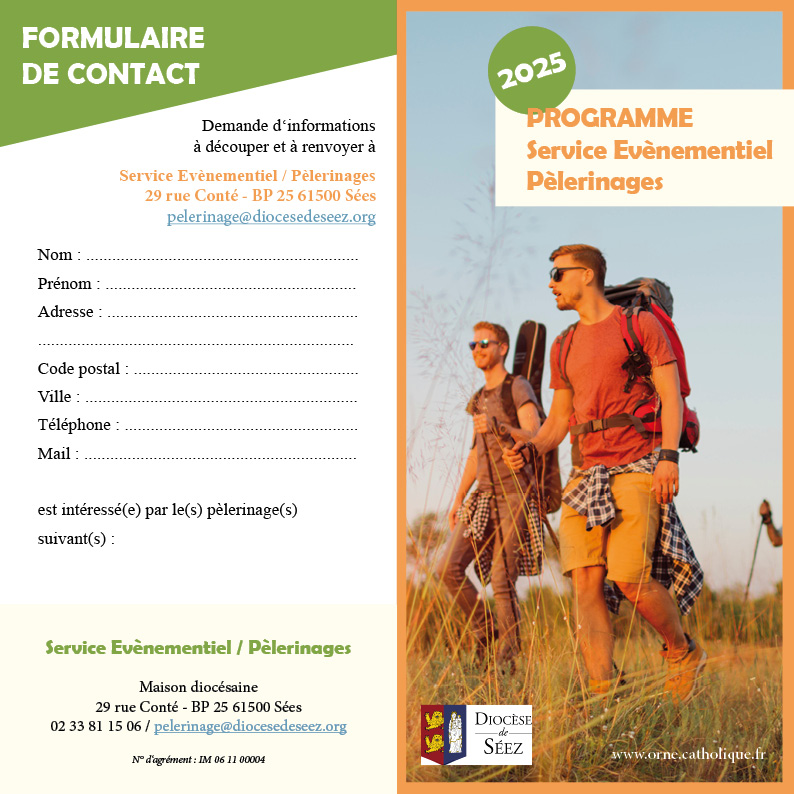 Programme 2025 Pèlerinages Evènementiel 2 volets